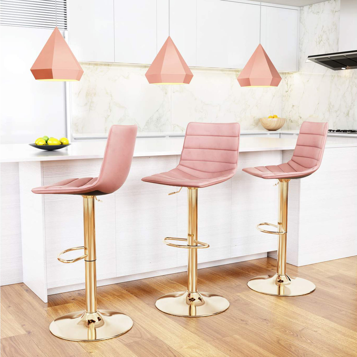 50174 Forecast Ceiling Lamp Rose Gold