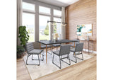 110070 Pago Dining Chair (Set Of 2) Gray
