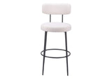 109740 Blanca Barstool (Set Of 2) Ivory