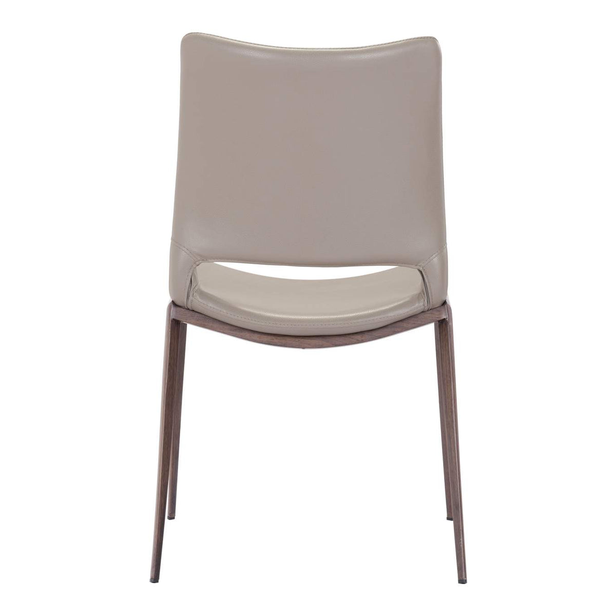 101282 Ace Dining Chair (Set Of 2) Brown & Walnut