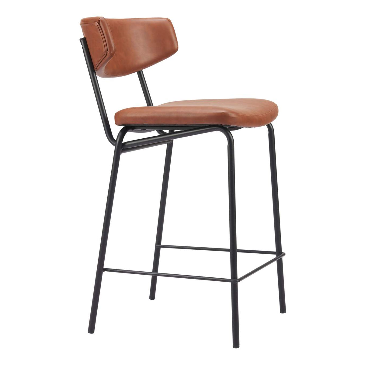 110262 Charon Counter Stool (Set Of 2) Vintage Brown