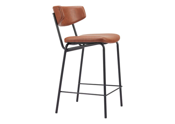 110262 Charon Counter Stool (Set Of 2) Vintage Brown