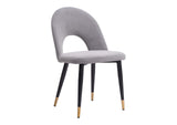 109874 Menlo Dining Chair (Set Of 2) Gray