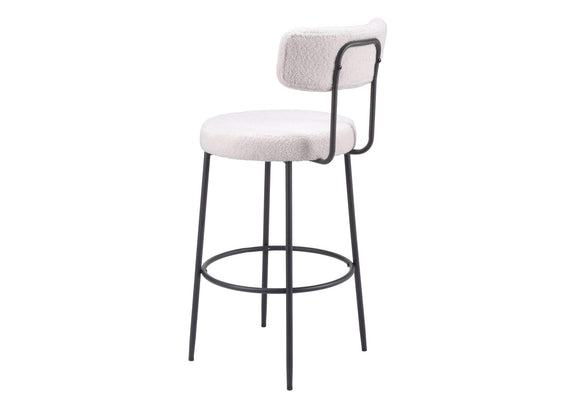 109740 Blanca Barstool (Set Of 2) Ivory
