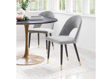 109874 Menlo Dining Chair (Set Of 2) Gray