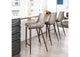 101410 Magnus Counter Stool (Set Of 2) Brown & Walnut