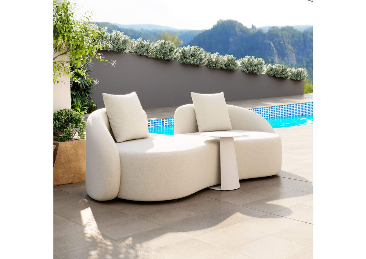 704019 Sunny Isles Outdoor Loveseat Beige