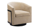 110009 Hanko Swivel Chair Golden Beige