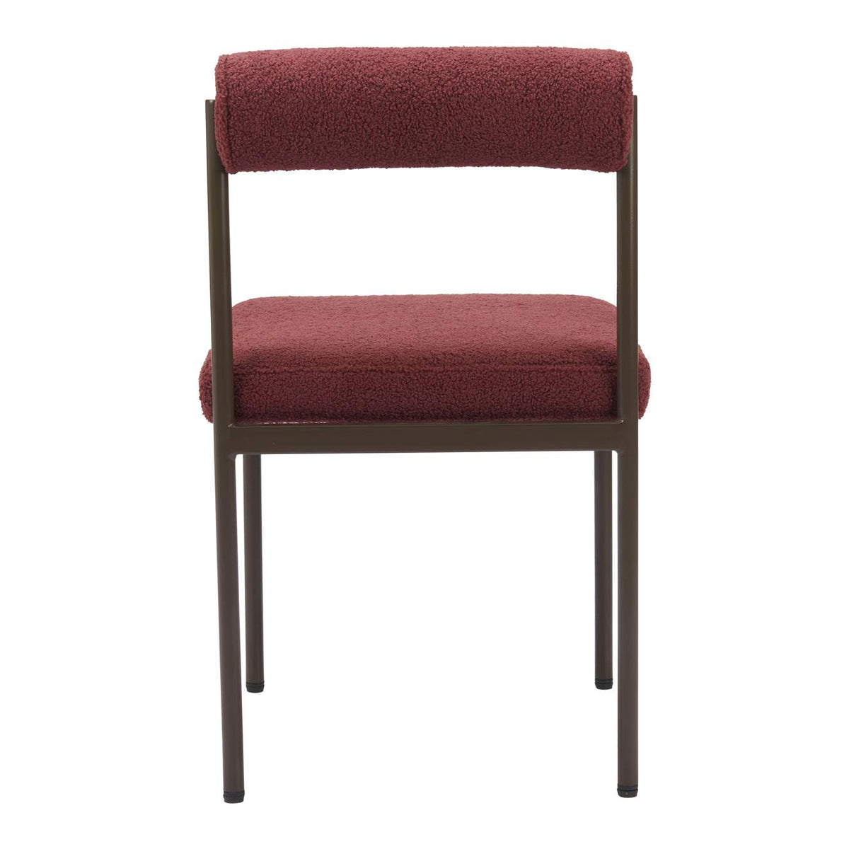 110103 Livorno Dining Chair Red & Bronze