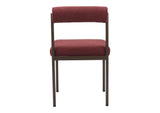 110103 Livorno Dining Chair Red & Bronze