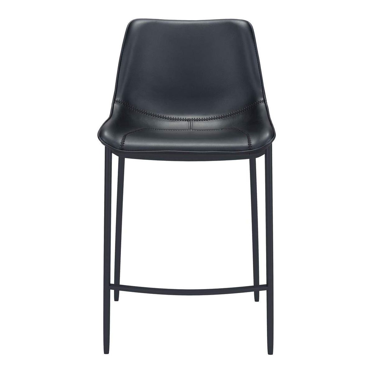 101923 Magnus Barstool (Set Of 2) Black