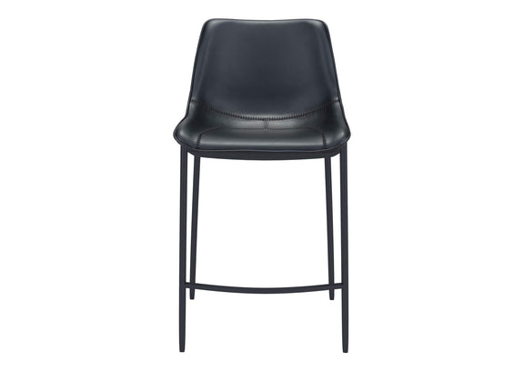 101923 Magnus Barstool (Set Of 2) Black