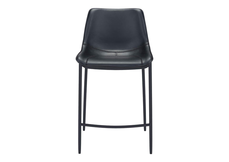 101923 Magnus Barstool (Set Of 2) Black
