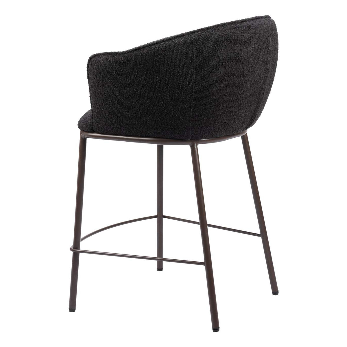 109809 Essen Counter Stool Black & Bronze