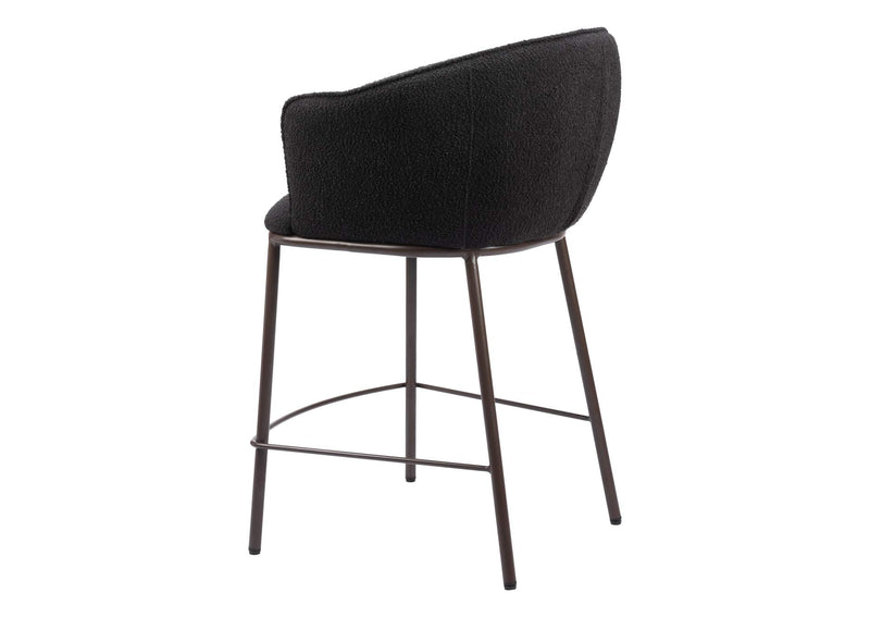 109809 Essen Counter Stool Black & Bronze