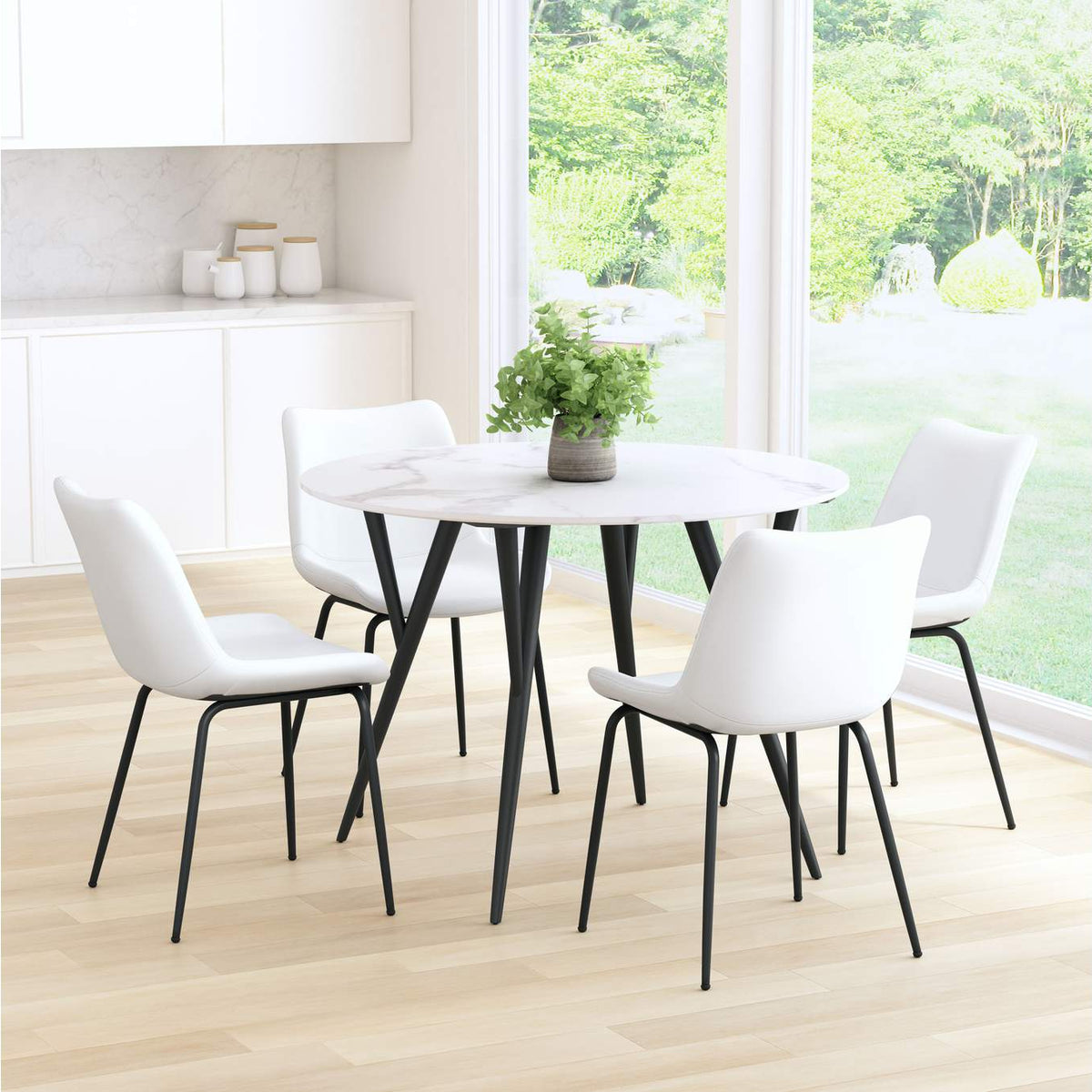 101779 Byron Dining Chair (Set Of 2) White