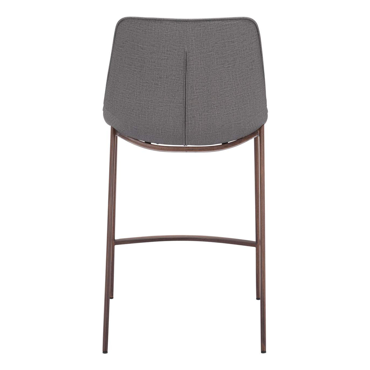 109936 Magnus Counter Stool (Set Of 2) Slate Gray & Walnut
