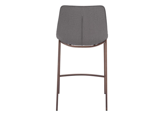 109936 Magnus Counter Stool (Set Of 2) Slate Gray & Walnut