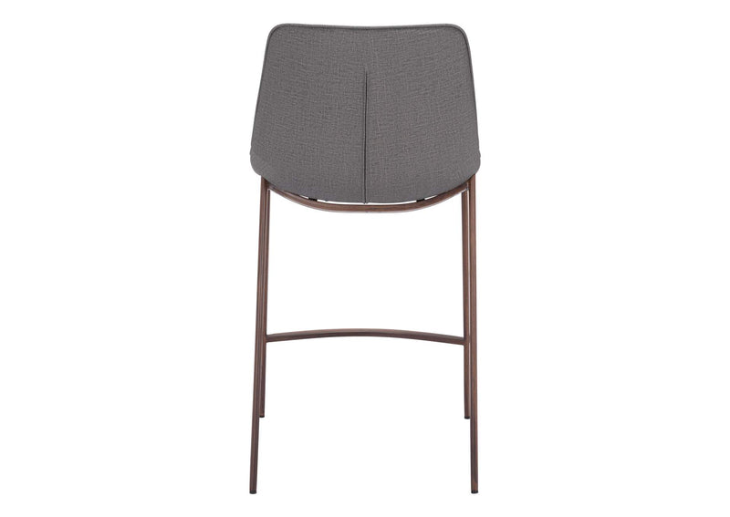 109936 Magnus Counter Stool (Set Of 2) Slate Gray & Walnut