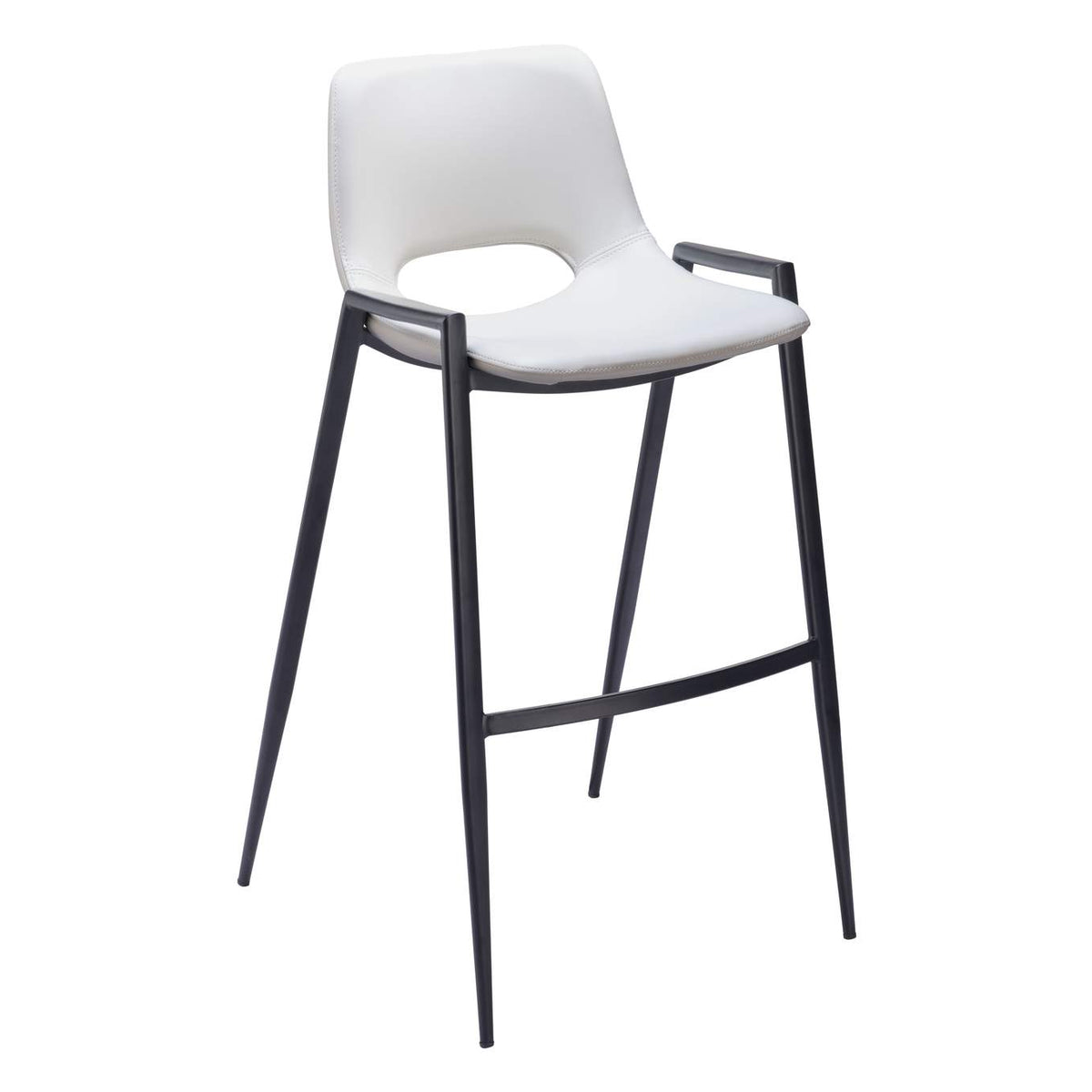 109541 Desi Barstool (Set Of 2) White
