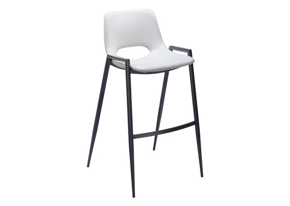 109541 Desi Barstool (Set Of 2) White