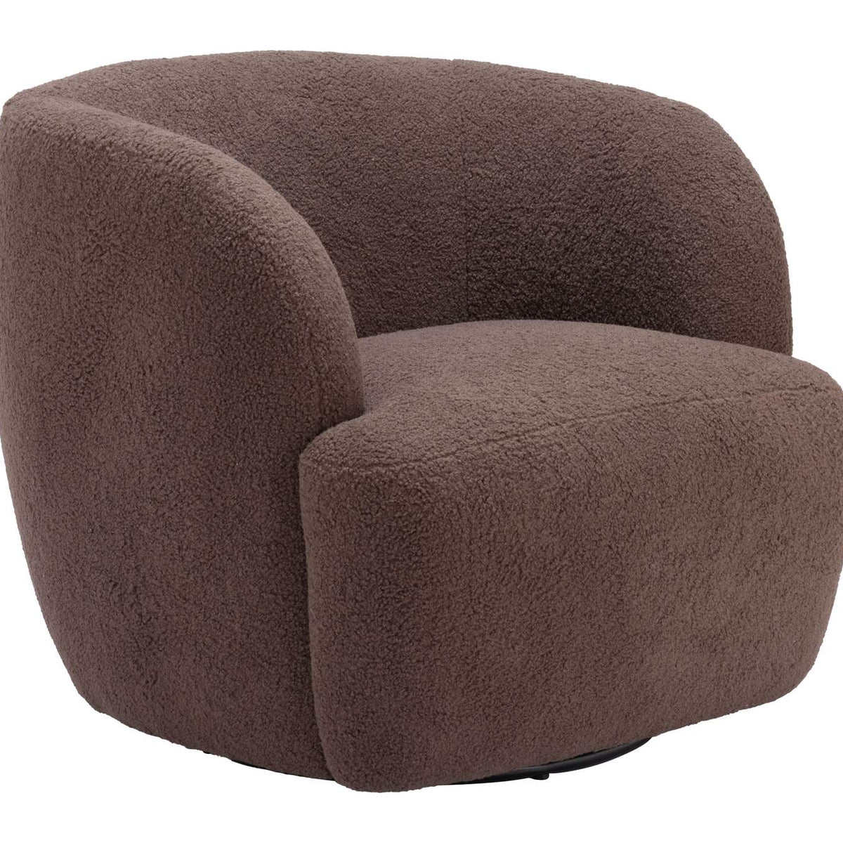 109958 Govan Swivel Chair Brown