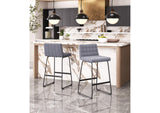 110072 Pago Barstool (Set Of 2) Gray