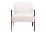 109518 Chicago Accent Chair Ivory