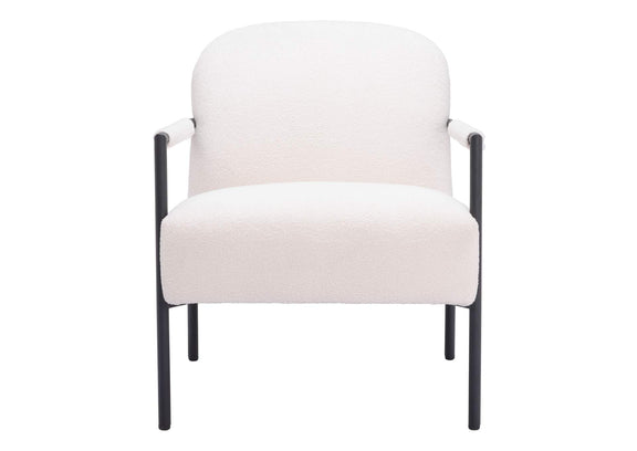 109518 Chicago Accent Chair Ivory