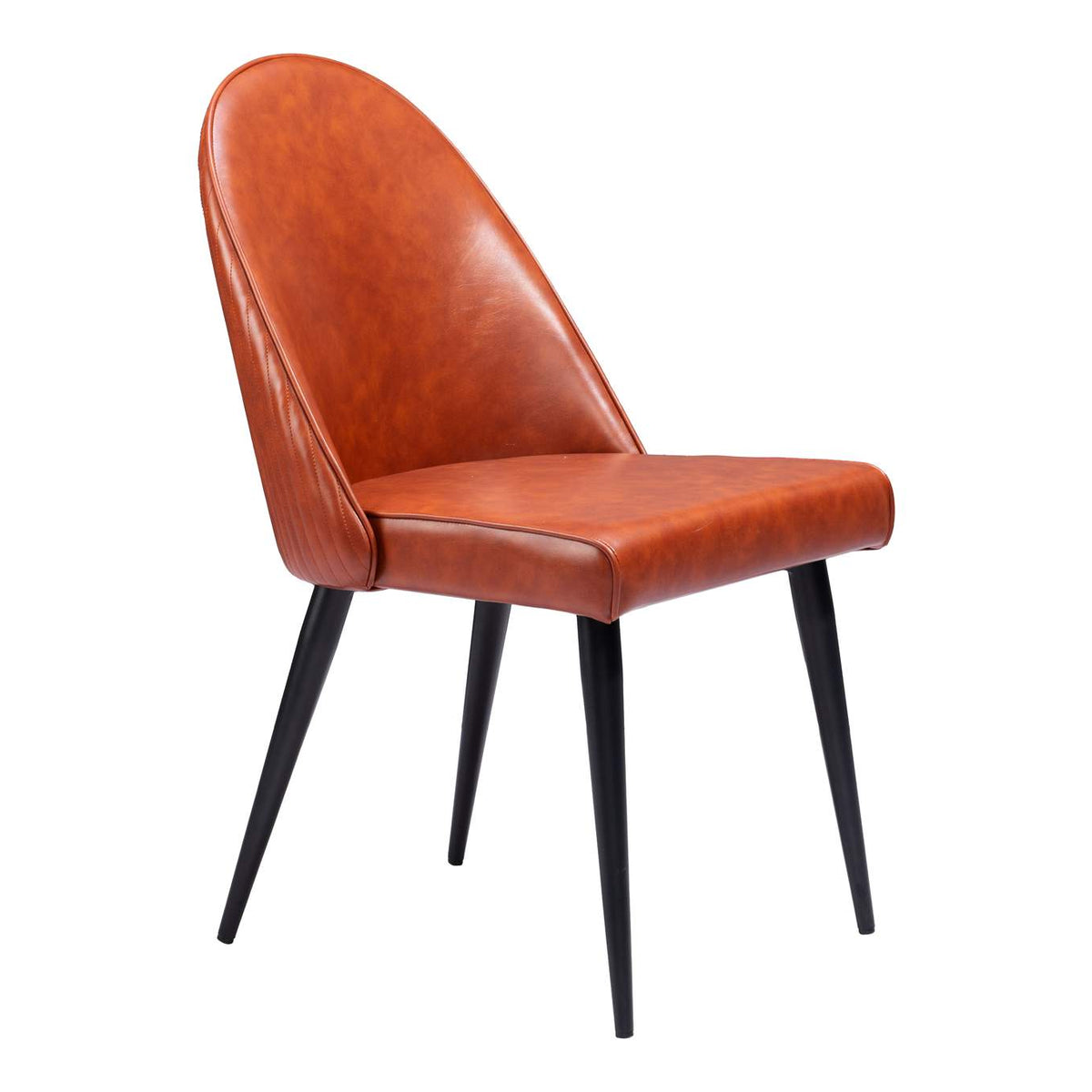 110119 Silloth Armless Dining Chair (Set Of 2) Brown