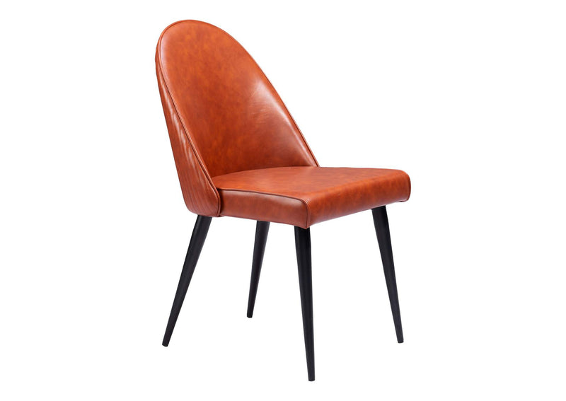 110119 Silloth Armless Dining Chair (Set Of 2) Brown