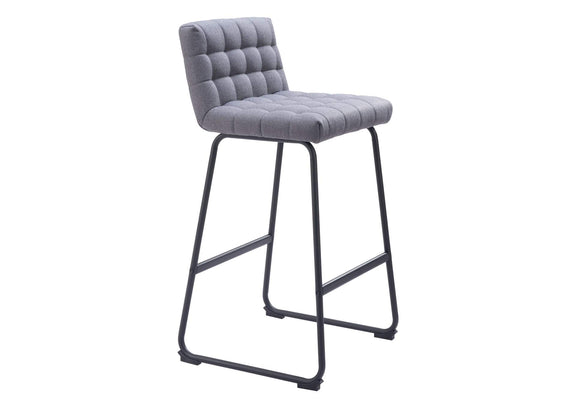 110072 Pago Barstool (Set Of 2) Gray