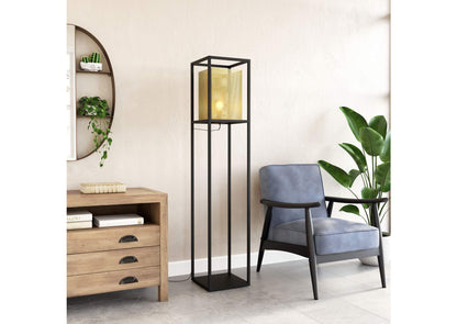 56130 Yves Floor Lamp Gold & Black