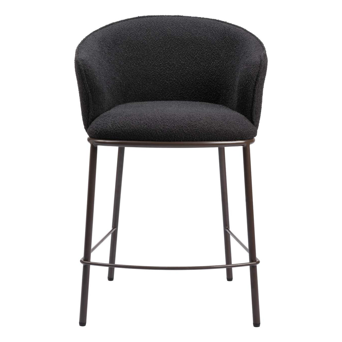 109809 Essen Counter Stool Black & Bronze