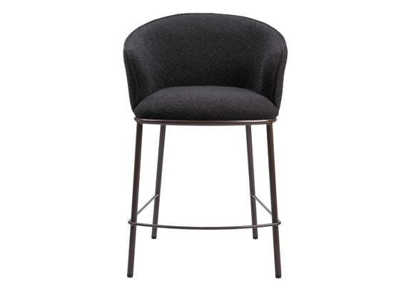109809 Essen Counter Stool Black & Bronze