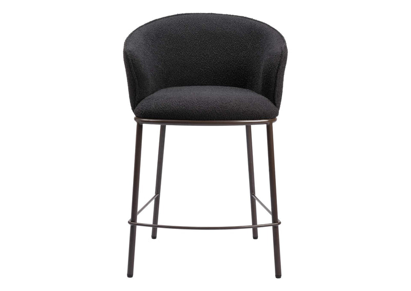 109809 Essen Counter Stool Black & Bronze