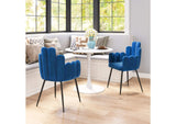 109654 Noosa Dining Chair (Set Of 2) Navy Blue