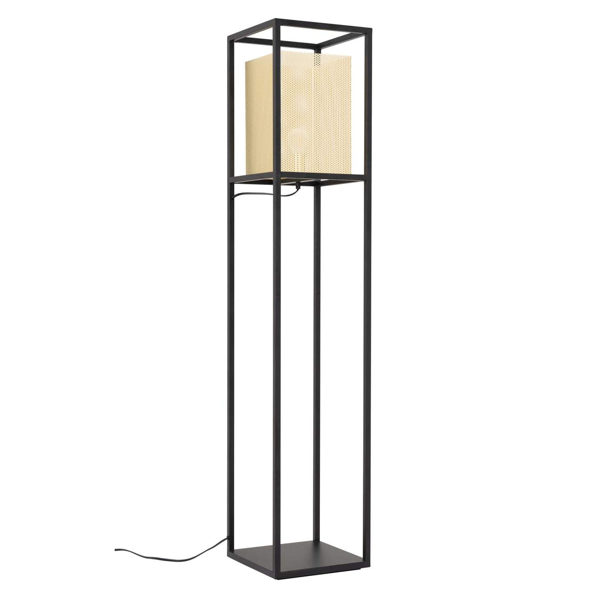 56130 Yves Floor Lamp Gold & Black