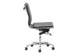 215233 Lider Plus Armless Office Chair Gray