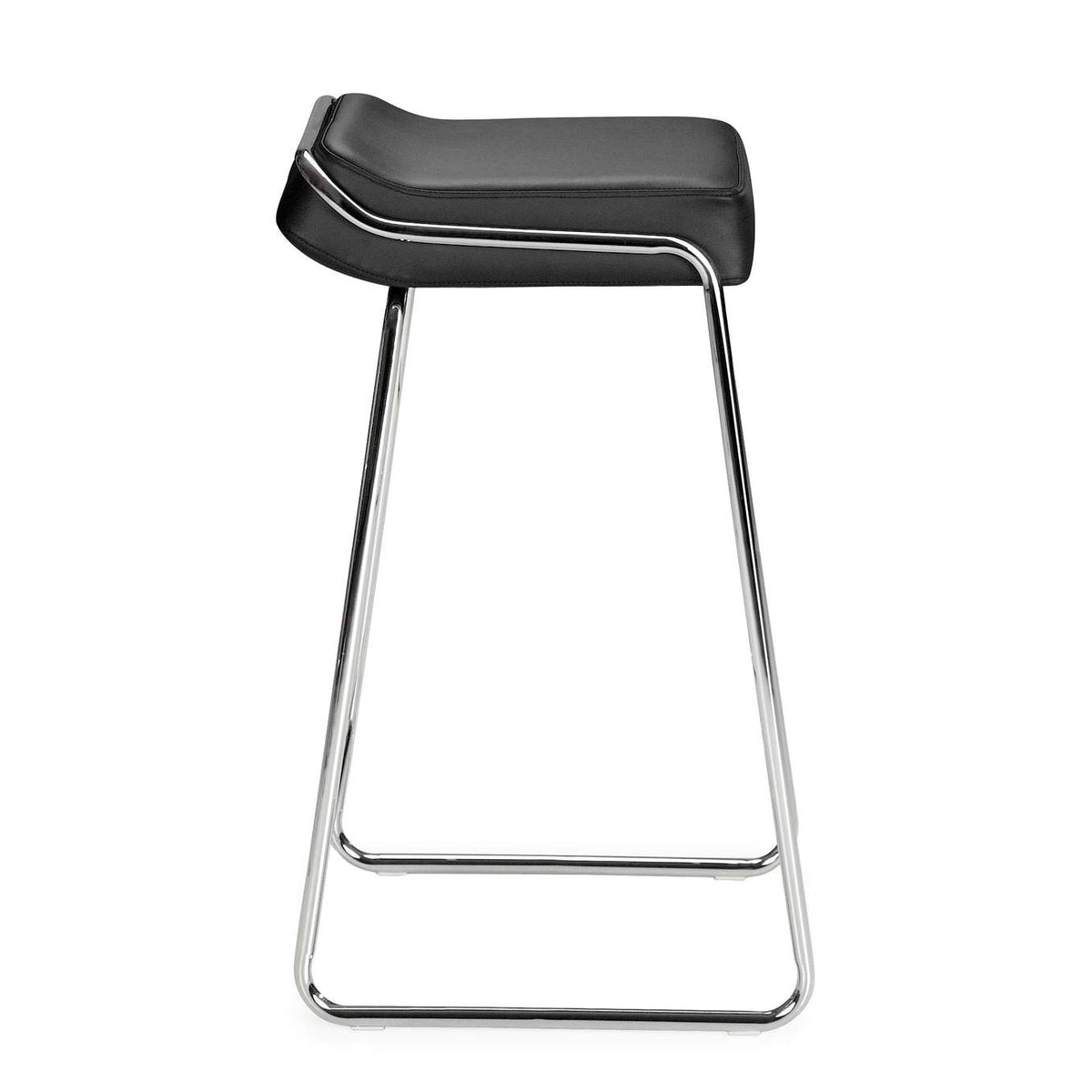 300041 Wedge Barstool (Set Of 2) Black