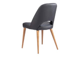110123 Leith Dining Chair (Set Of 2) Black