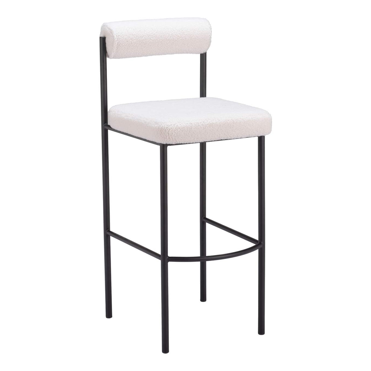 109812 Livorno Barstool (Set Of 2) Ivory