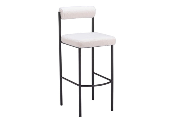 109812 Livorno Barstool (Set Of 2) Ivory