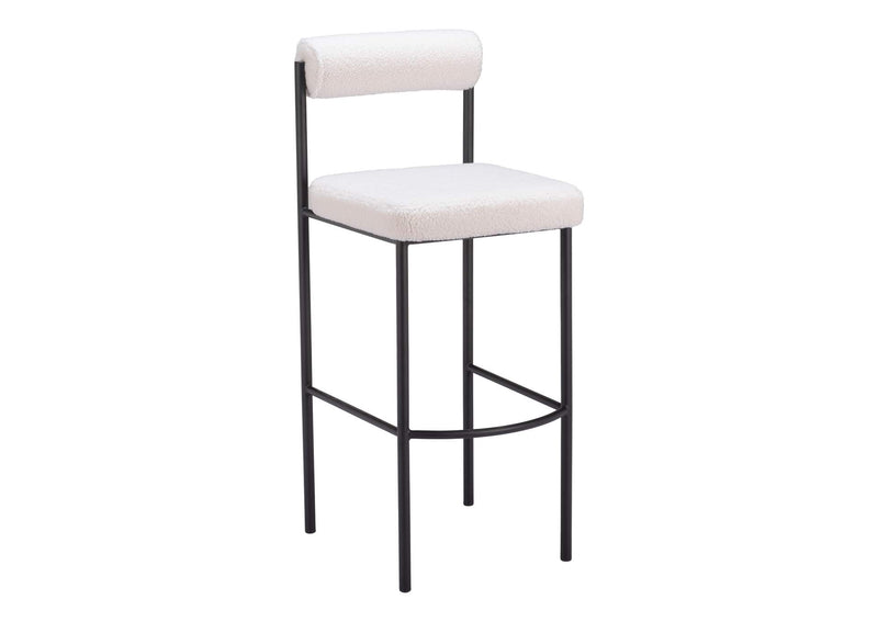 109812 Livorno Barstool (Set Of 2) Ivory