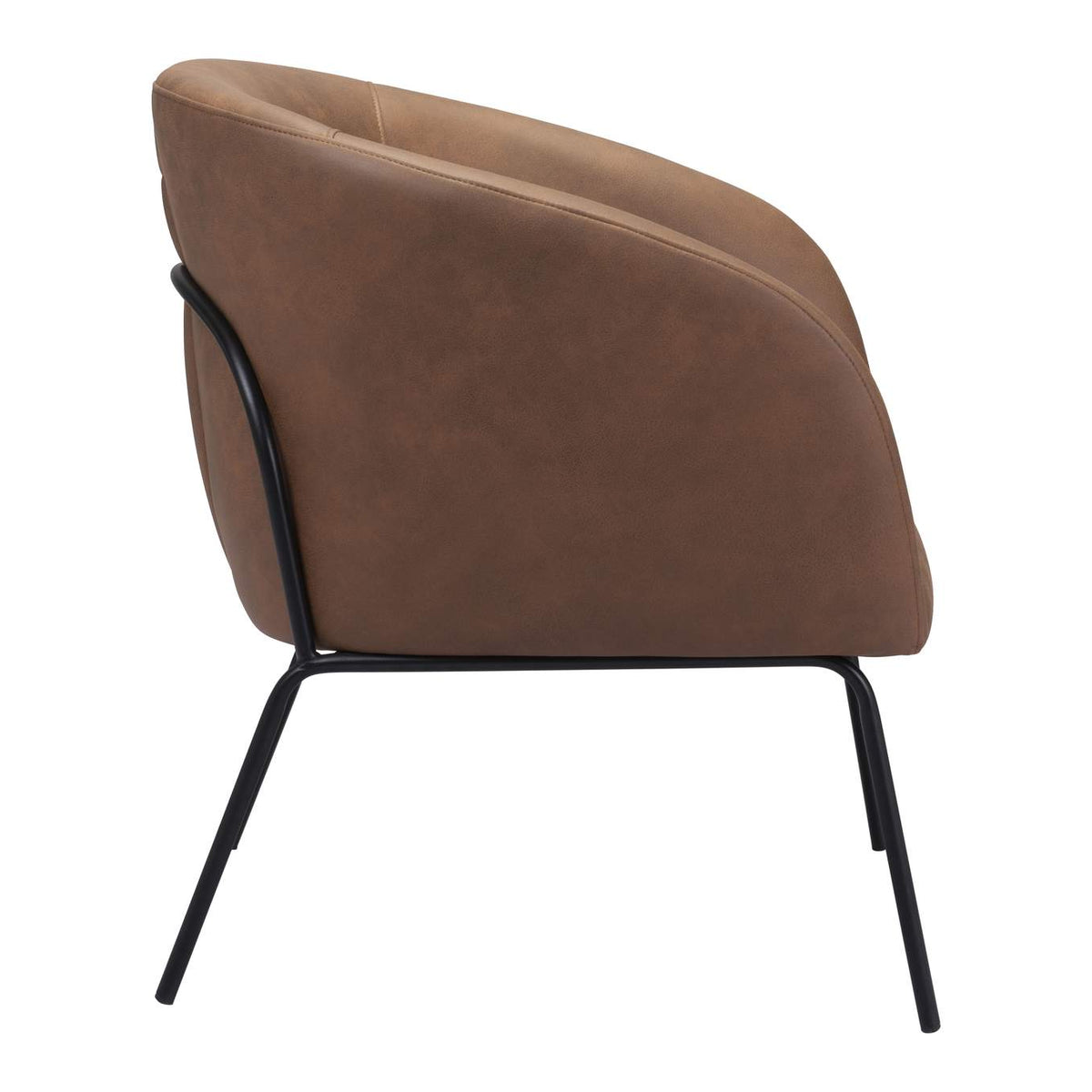 109055 Quinten Accent Chair Vintage Brown
