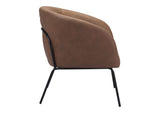 109055 Quinten Accent Chair Vintage Brown