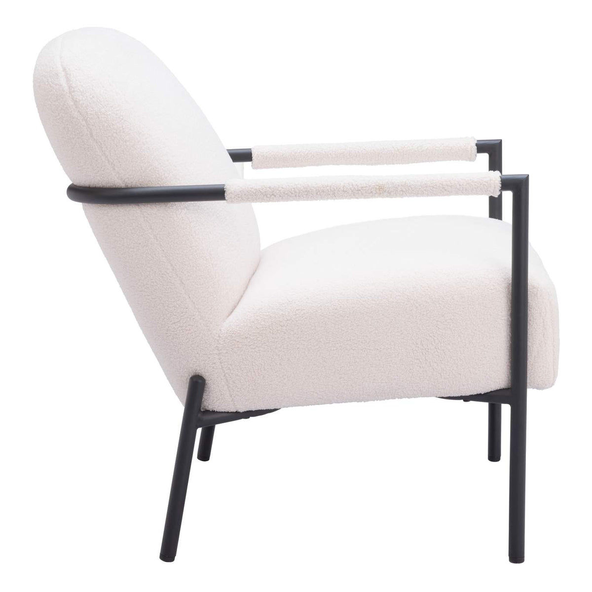 109518 Chicago Accent Chair Ivory
