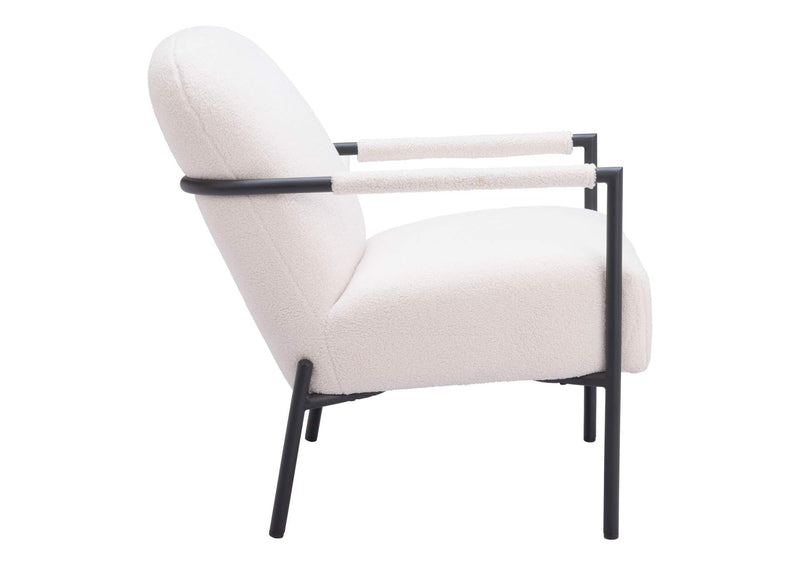 109518 Chicago Accent Chair Ivory