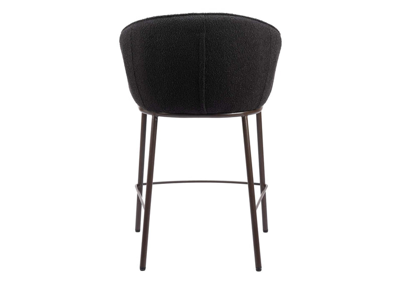 109809 Essen Counter Stool Black & Bronze