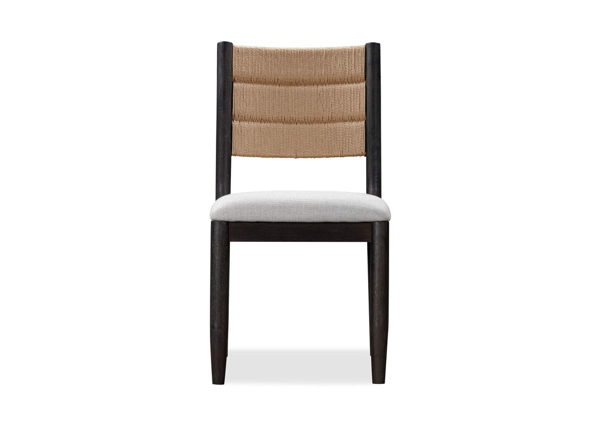 QBTS63B Rockport Danish Cord Dining Chair In Yin (Set of 2)
